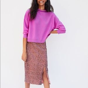 Pilcro Anthropologie Alani Cashmere Sweater XS NWT